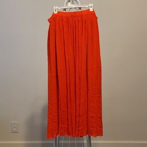 H&M Pleated Midi Skirt
